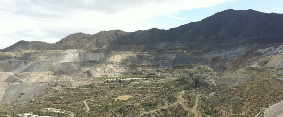 Christmas copper mine in Arizona, USA